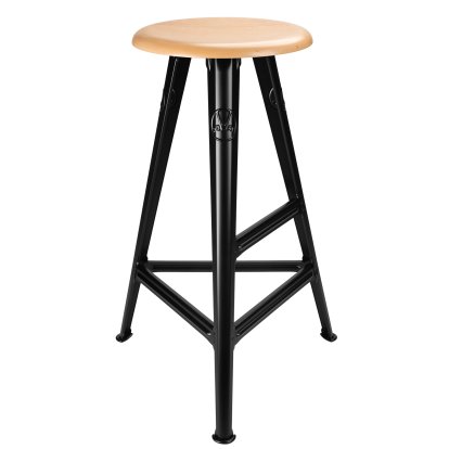 Rowac-Schemel MI - 75 cm, Buche, schwarz matt