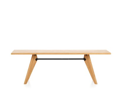 Table Solvay, 200 x 90 cm, Eiche natur massiv, geölt