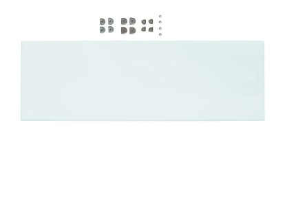 USM Haller Glas-Zwischentablar (ESG) für USM Haller Regale, 75 cm x 25 cm