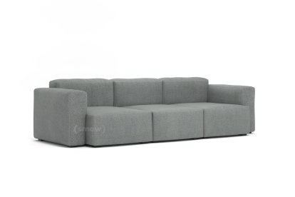 Mags Soft Sofa Kombination 1, 3 Sitzer, Hallingdal - schwarz/weiß