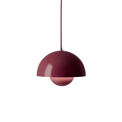 Flowerpot VP1 Pendelleuchte, Dark plum