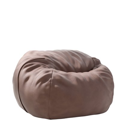 Vetsak Sitzsack, M (H 70 x Ø 110 cm), Leather - Stone