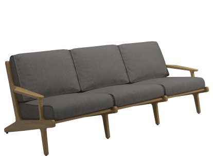 Bay Sofa, 3 Sitzer (B 225 cm), Granit