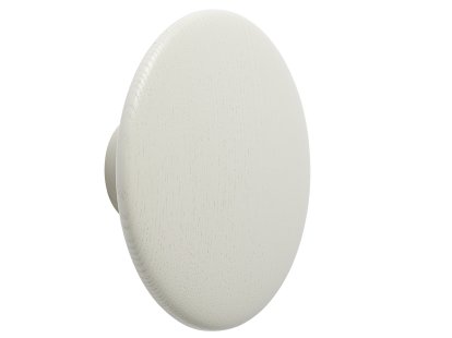 The Dots Wandhaken, L (Ø 17 cm), Off-white