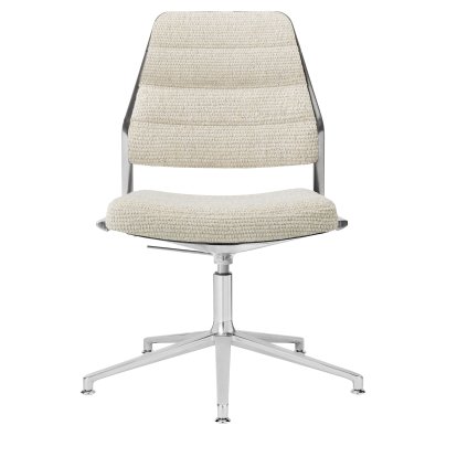 Swivel 454+ Drehstuhl, Standfuß, Viskose-Woll-Mix, wavy
