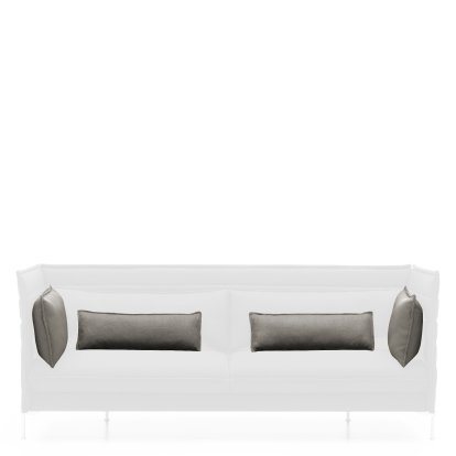 Kissensatz für Alcove Sofa, Für 2-Sitzer, Credo, Salt'n pepper