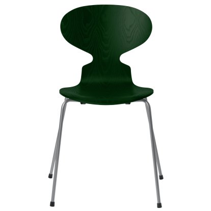Ameise 3101 Stuhl, Gefärbte Esche, Evergreen, Silver grey
