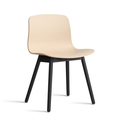 About A Chair AAC 12 Stuhl, Pale peach 2.0, Eiche schwarz lackiert