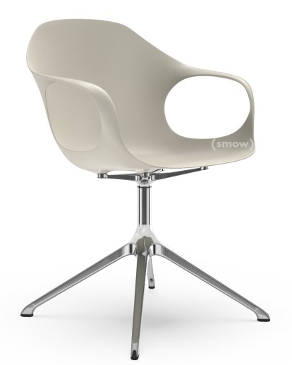 Elephant Drehgestell, Beige, Aluminium glänzend