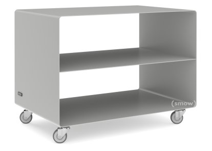 Rollwagen R 103, Einfarbig, Weißaluminium (RAL 9006), Industrierollen