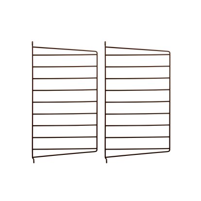 String System Wandleiter, 2er Set, 50 x 30 cm, Braun