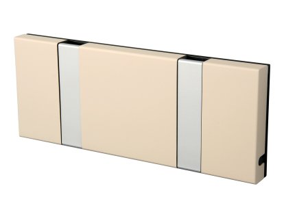 Knax, 2 Haken, Aluminium, MDF sand lackiert