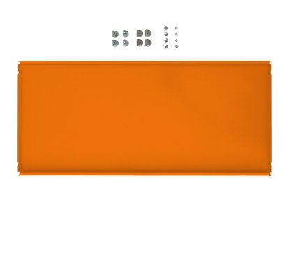 USM Haller Metall-Zwischentablar für USM Haller Regale, Reinorange RAL 2004, 75 cm x 35 cm