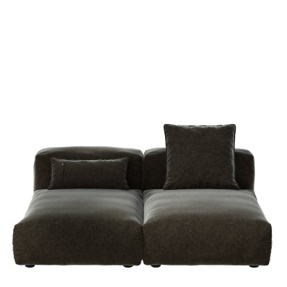 Vetsak Sofa Set 1, M, Suave - Anthracite, Mit Kissen