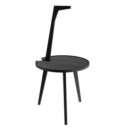 Cicognino, Esche schwarz gebeizt