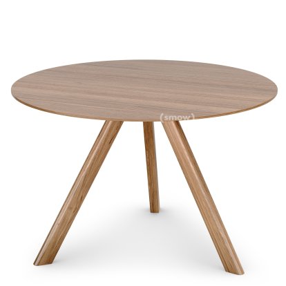 Copenhague Round Tisch CPH20, Ø 120 x H 74, Eiche lackiert, Eichefurnier