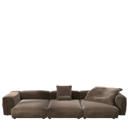Vetsak Sofa Set 5, Suave - Espresso, Mit Kissen