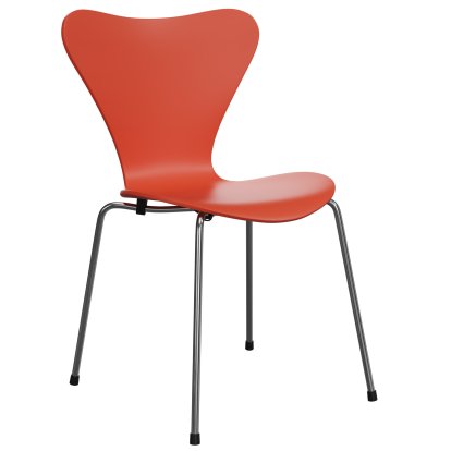 Serie 7 Stuhl Verner Panton 100 Edition, Orange
