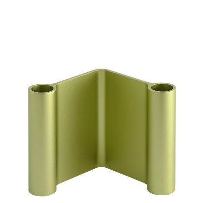 Pair Kerzenhalter, Green, H 11 cm