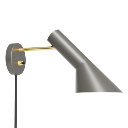 AJ Wandleuchte, Grau/Messing