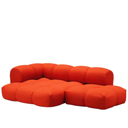Sander Sofa Design 6, Armlehne links, Vidar 4 - Reinorange 0542