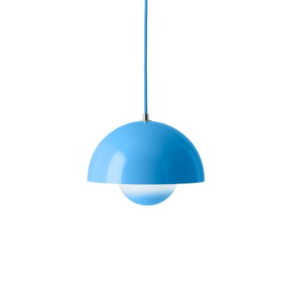 Flowerpot VP1 Pendelleuchte, Swim blue