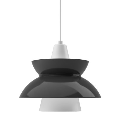 Doo-Wop Pendelleuchte, Dunkelgrau