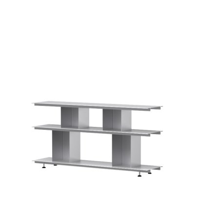 Zoll D Regal, Aluminium, 140 cm, H 33 cm / H 22 cm