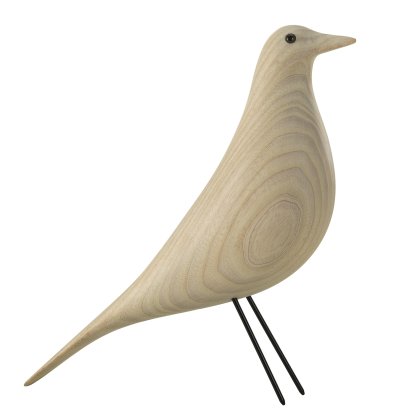 Eames House Bird , Esche cotton white, geölt