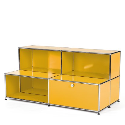 USM Haller Kinder Sideboard M mit Stufen, Goldgelb RAL 1004