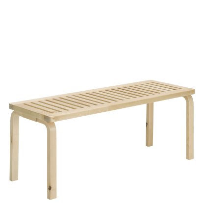 Bank 153, Birke klar lackiert, Breite 1125 mm