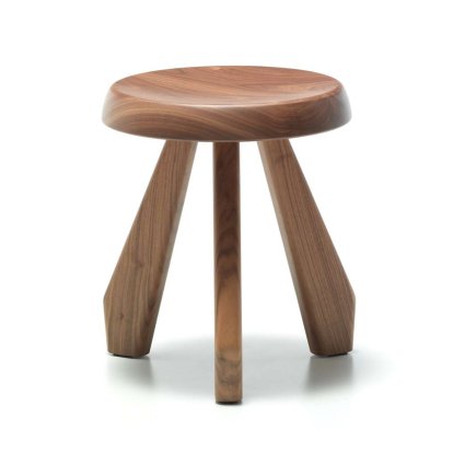 Tabouret Méribel Hocker, Amerikanischer Nussbaum