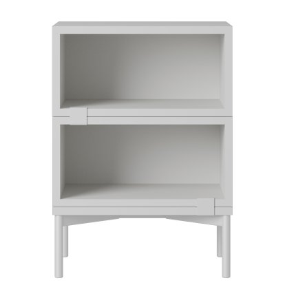 Stacked Nachttisch 1, Grau