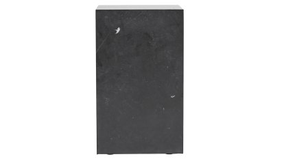 Plinth Beistelltisch, H 51 x B 30 x T 30 cm, Schwarz