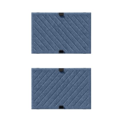 USM Soft Panel Mono für USM Haller Regale, 50 cm x 35 cm, Blau, Diagonal