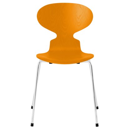 Ameise 3101 Stuhl, Gefärbte Esche, Burnt yellow, Chrome