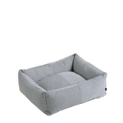 Hundebett, H 21 x B 60 x T 52 cm, Blue / white