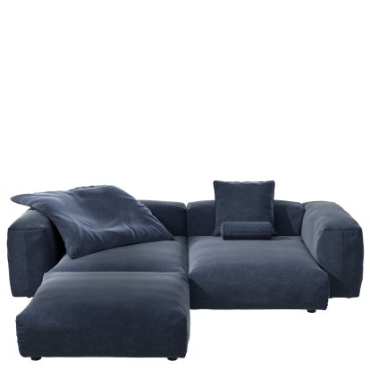 Vetsak Sofa Set 3, Suave - Navy, Mit Kissen