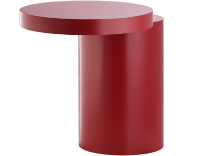 K8 Couchtisch, K8A: Ø 44 x H 50 cm, Rot