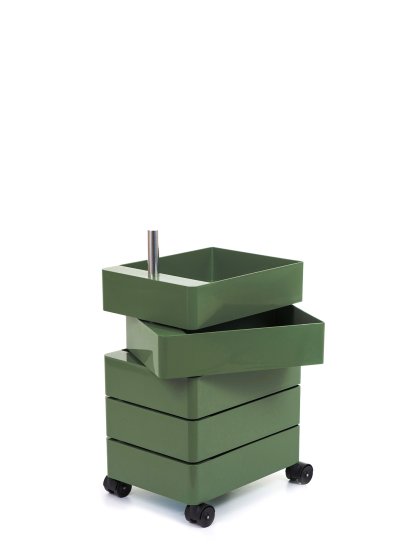 360° Container, 720 mm (5 Ablagen), Grün