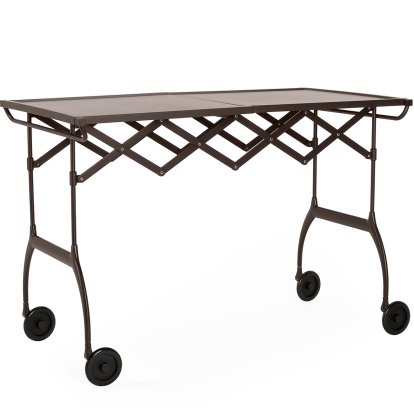 Battista Barwagen, Platte matt, pflaume, Farbgleich matt lackiert