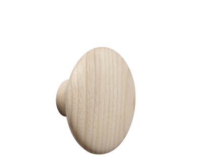 The Dots Wandhaken, M (Ø 13 cm), Esche