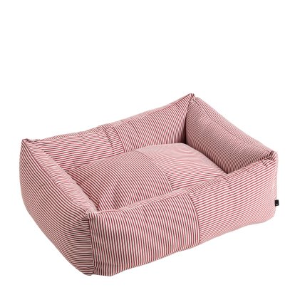 Hundebett, H 26 x B 78 x T 65 cm, Red / white