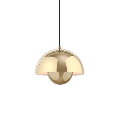 Flowerpot VP1 Pendelleuchte, Brass-plated