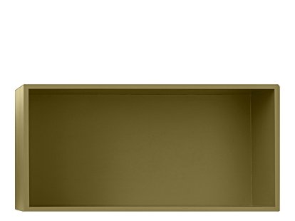 Mini Stacked Regal, L (24,9 x 49,8 x 26 cm), Braungrün