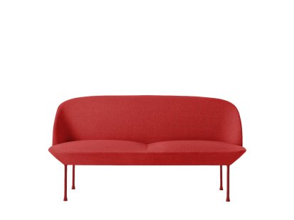 Oslo Sofa, Zweisitzer, Stoff Steelcut red