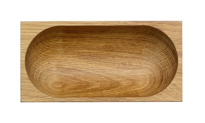 Meterware Accessoires, Schale oval, Eiche