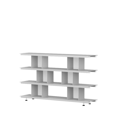 Zoll D Regal, Lichtgrau, 140 cm, H 22 cm / H 22 cm / H 22 cm