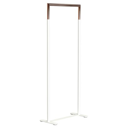 Bukto Kleiderständer, Weiß matt / kupfer poliert, 60 cm