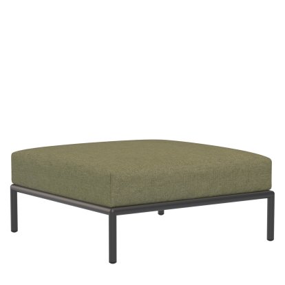 Level 2 Ottoman, Dark grey, Leaf